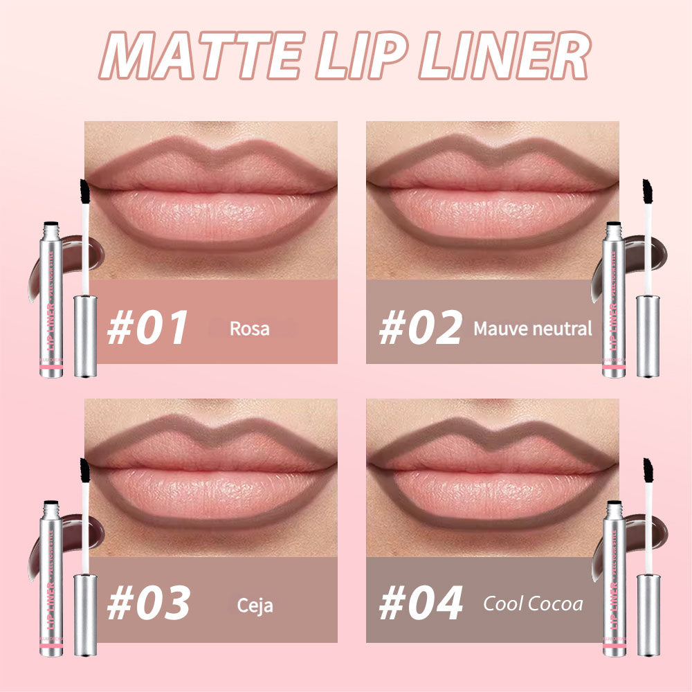 JUJUDREAM long lip gloss with detachment, waterproof lip, easy to colour lip pencils, make-up accessories for women and girls